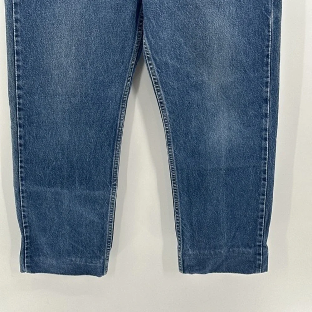 Vtg Levis 505 Mens Regular Fit Straight‎ Leg Medium Wash Jeans Blue Sz 34x26 Hem